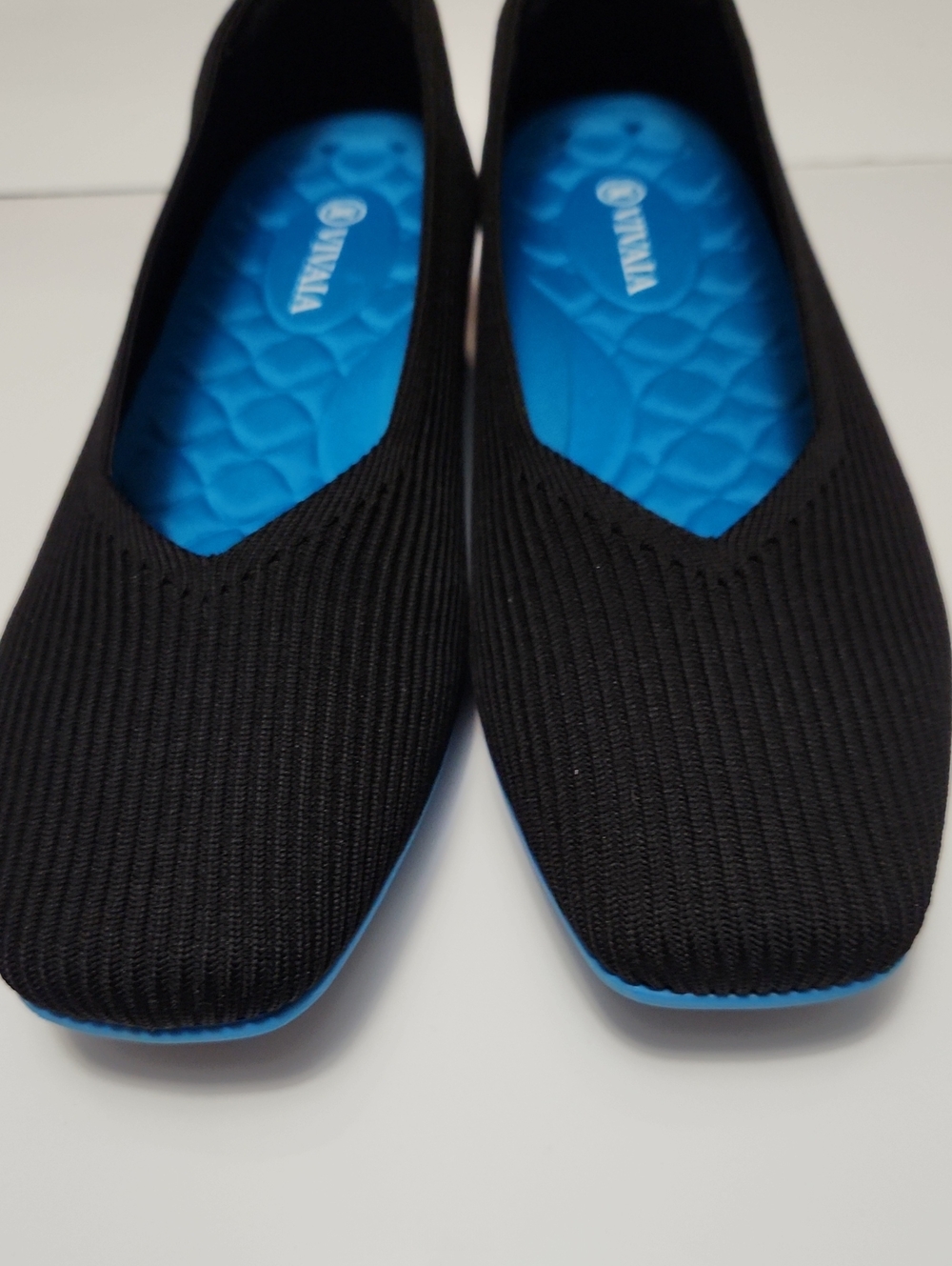 Vivaia New Without Box Black Slip on Square Toe, EU 38.5, US 7.5 - Picture 2 of 7